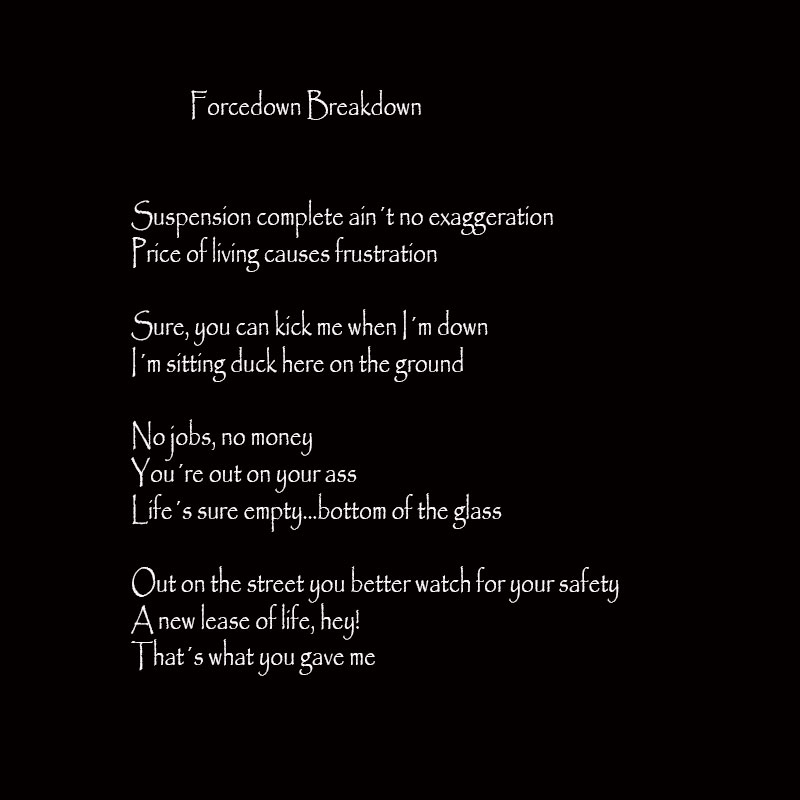 Forcedown Breakdown