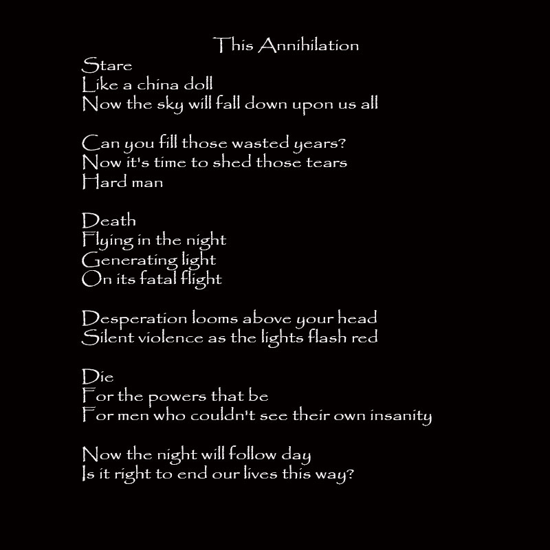 This Annihilation