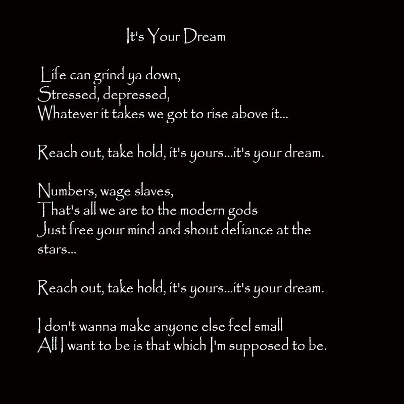 It's Your Dream